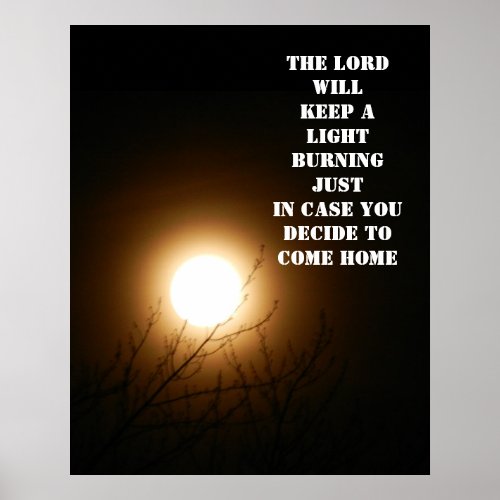 THE LORD IS WAITING FOR YOU poster