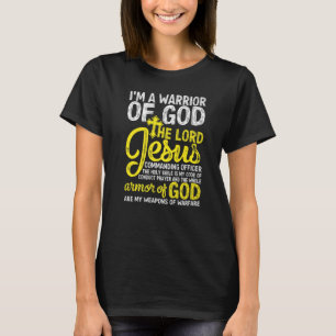 The Lord Jesus Armor Of God Cross Faith Christian T-Shirt