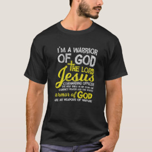 The Lord Jesus Armor Of God Cross Faith Christian T-Shirt