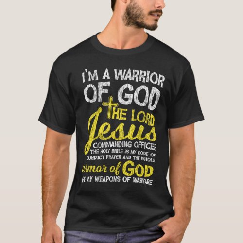 The Lord Jesus Armor Of God Cross Faith Christian  T_Shirt