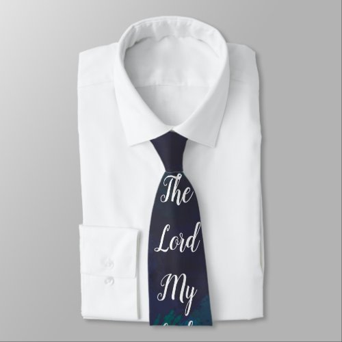 The Lord My Light My Salvation Mens Tie