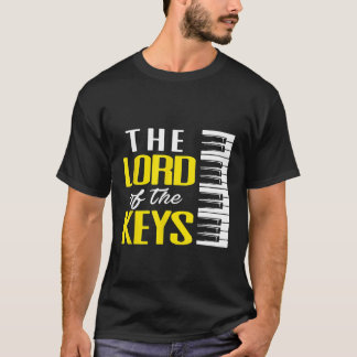 The Lord Of The Keys Funny Piano T-Shirt
