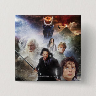 THE LORD OF THE RINGS Character Collage Button
