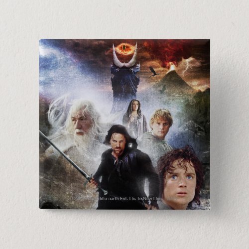 THE LORD OF THE RINGS Character Collage Button