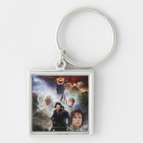 THE LORD OF THE RINGS Character Collage Keychain