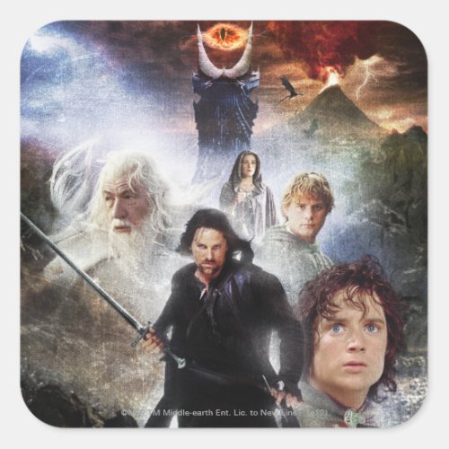 THE LORD OF THE RINGS Character Collage