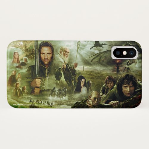 THE LORD OF THE RINGS Movie Poster Art iPhone X Case