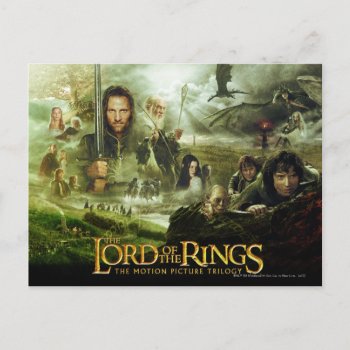 The Lord Of The Rings Movie Poster Art Postcard by lordoftherings at Zazzle