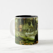THE LORD OF THE RINGS Movie Poster Art Two-Tone Coffee Mug (Front Left)