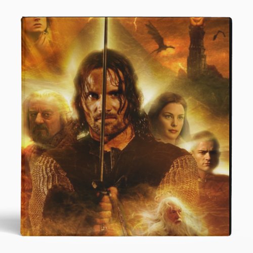 THE LORD OF THE RINGS ROTK Aragorn Movie Poster Binder