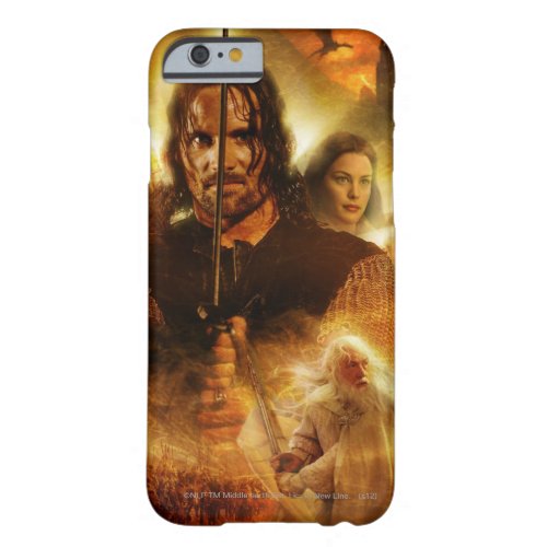 THE LORD OF THE RINGS ROTK Aragorn Movie Poster Barely There iPhone 6 Case