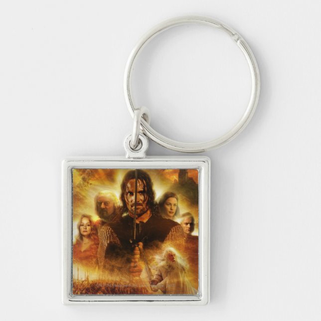 THE LORD OF THE RINGS: ROTK Aragorn Movie Poster Keychain (Front)