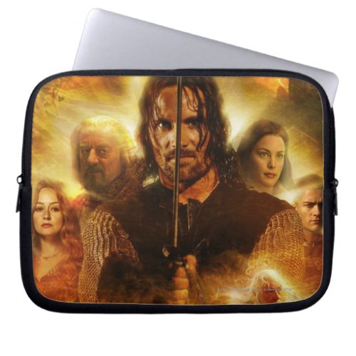 THE LORD OF THE RINGS ROTK Aragorn Movie Poster Laptop Sleeve