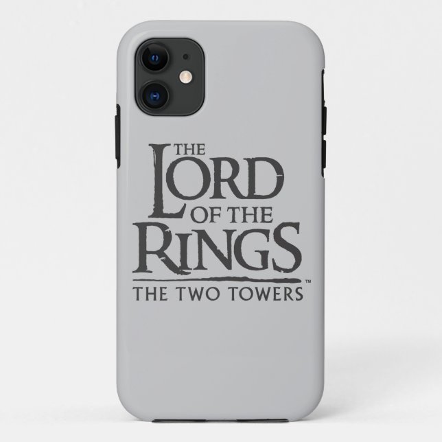 THE LORD OF THE RINGS Stacked Logo Case-Mate iPhone Case (Back)