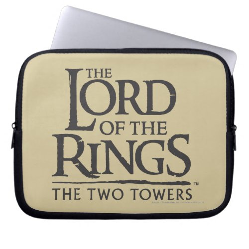 THE LORD OF THE RINGS stacked logo Laptop Sleeve