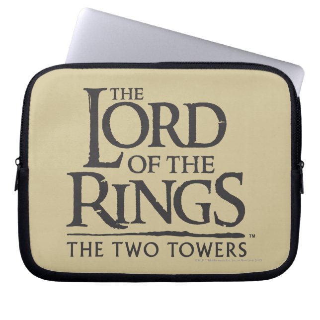 THE LORD OF THE RINGS stacked logo Laptop Sleeve (Front)