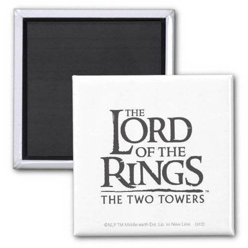 THE LORD OF THE RINGS Stacked Logo Magnet