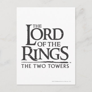THE LORD OF THE RINGS Stacked Logo Postcard