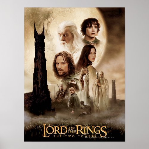 The Lord of the Rings The Two Towers Movie Poster