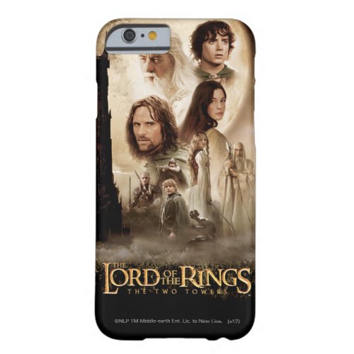 The Lord of the Rings The Two Towers Movie Poster Barely There iPhone 6 Case