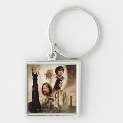 The Lord of the Rings The Two Towers Movie Poster Keychain