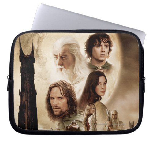 The Lord of the Rings The Two Towers Movie Poster Laptop Sleeve