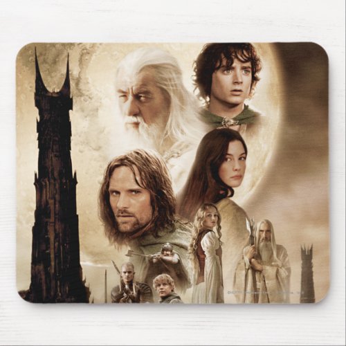 The Lord of the Rings: The Two Towers Movie Poster Mouse Pad