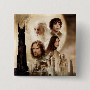 The Lord of the Rings: The Two Towers Movie Poster Pinback Button