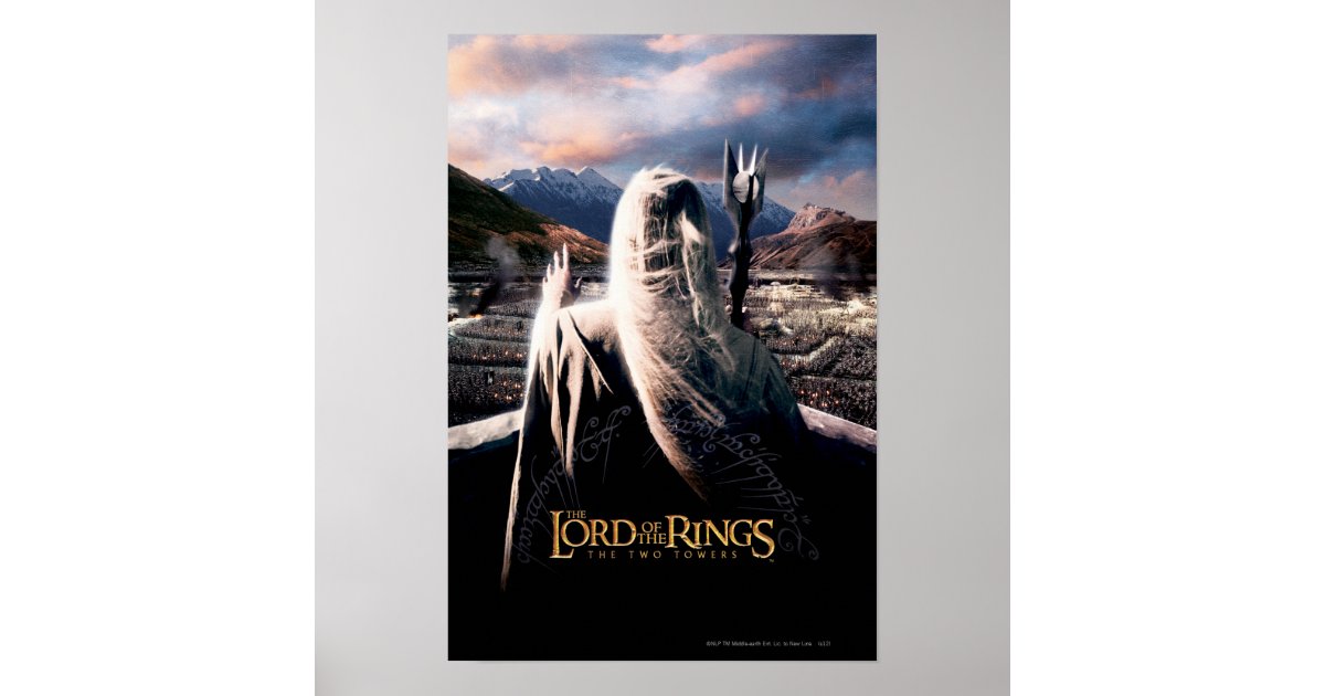 lord of the rings the two towers poster