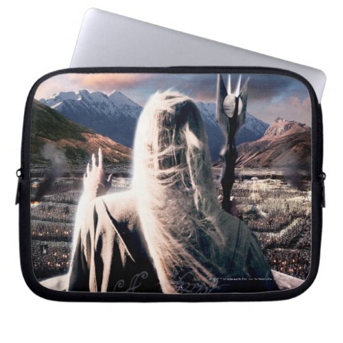 THE LORD OF THE RINGS TT Saruman Movie Poster Laptop Sleeve