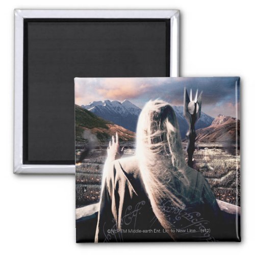 THE LORD OF THE RINGS TT Saruman Movie Poster Magnet