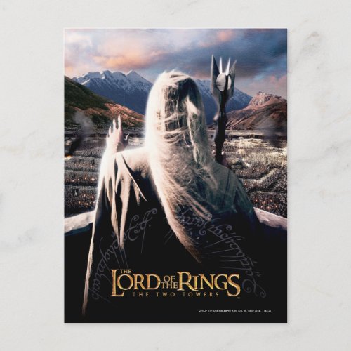 THE LORD OF THE RINGS TT Saruman Movie Poster Postcard