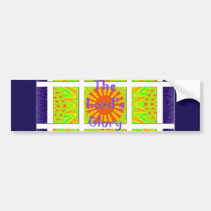 The Lord’s Glorious Geometry: Playful and Creative Bumper Sticker
