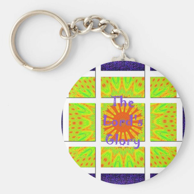The Lord’s Glorious Geometry: Playful and Creative Keychain (Front)
