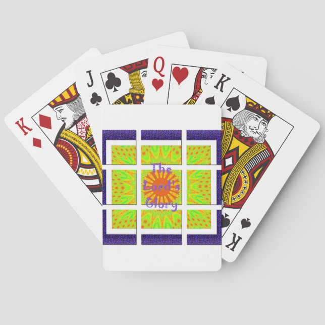 The Lord’s Glorious Geometry: Playful and Creative Poker Cards (Back)