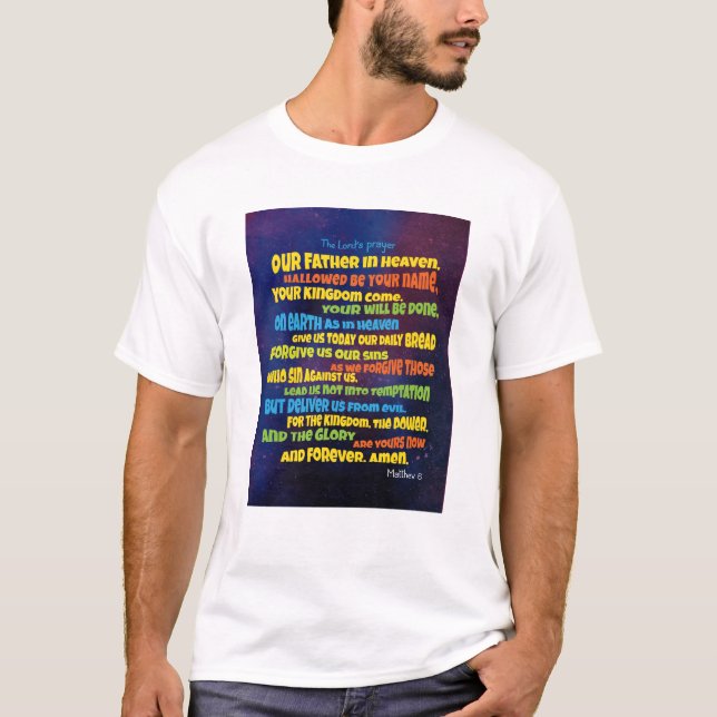 The Lord’s prayer - A Father  T-Shirt (Front)