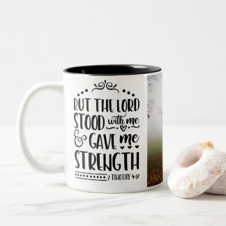 The Lord Stood with Me mug