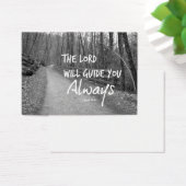 The Lord will guide you bible verse (Desk)