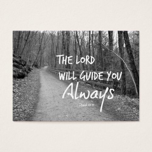 The Lord will guide you bible verse