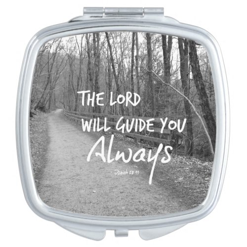 The Lord will guide you bible verse Makeup Mirror