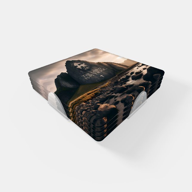 The Lords Face on Rocky Mountain Coaster Set (Set)