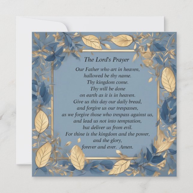 The Lord's Prayer (Front)