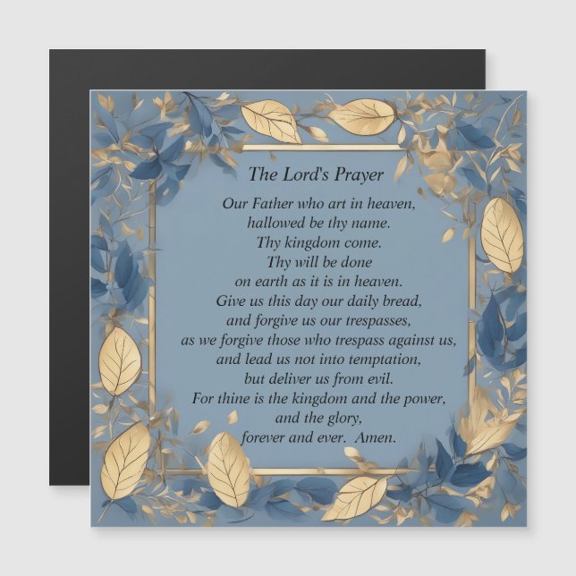 The Lord's Prayer (Front/Back)