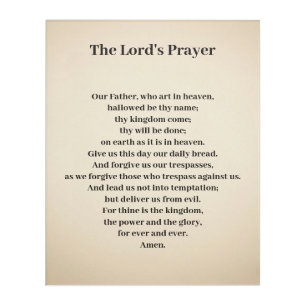 The Lord's Prayer Acrylic Print