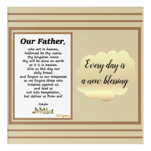The Lord's Prayer Acrylic Wall Art