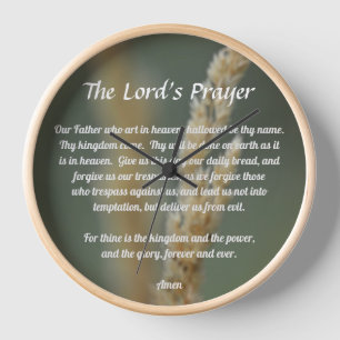The Lord's Prayer Clock