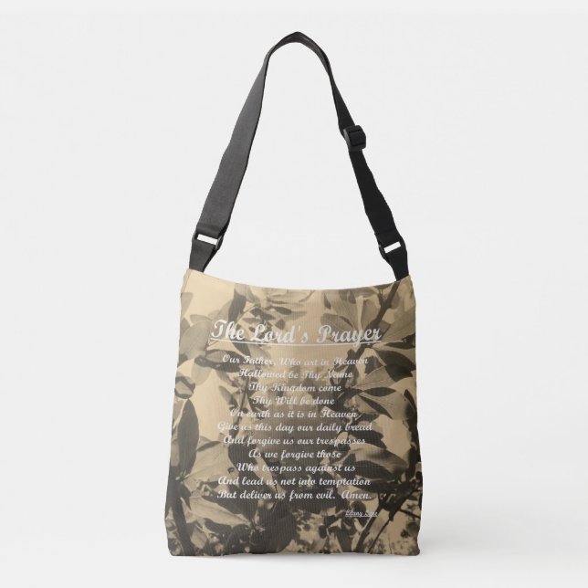 The Lords Prayer  Crossbody Bag (Front)