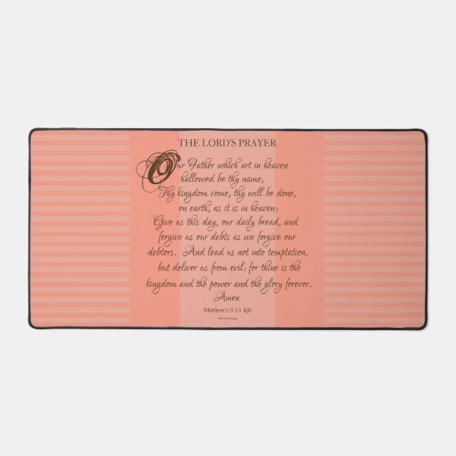 The Lord's Prayer - Desk Mat (Front)
