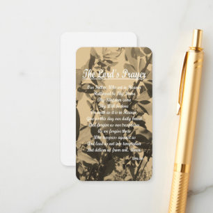 The Lords Prayer Enclosure Card