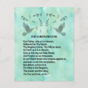 The Lord's Prayer Flyer